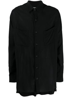 Yohji Yamamoto рубашка свободного кроя