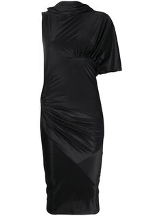 Rick Owens Lilies приталенное платье миди