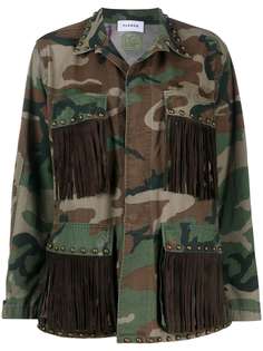 P.A.R.O.S.H. куртка в стиле милитари с камуфляжным принтом