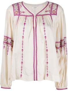 Isabel Marant Étoile блузка Tullya с вышивкой
