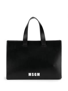 MSGM сумка-тоут с логотипом