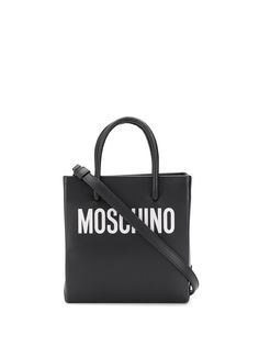 Moschino маленькая сумка-тоут с логотипом