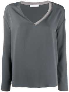 Fabiana Filippi asymmetric collar jumper