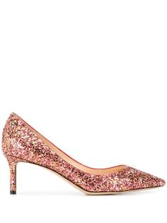 Jimmy Choo туфли-лодочки Romy с блестками