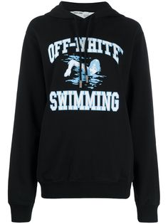 Off-White худи с принтом