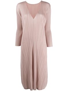 Pleats Please Issey Miyake плиссированное платье миди