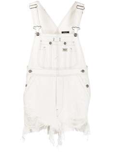 R13 denim dungarees