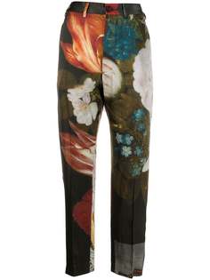 Vivienne Westwood Anglomania брюки прямого кроя с цветочным принтом
