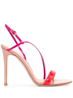 Gianvito Rossi босоножки Manhattan 105 мм в стиле колор-блок