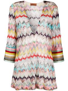 Missoni Mare пляжное платье тонкой вязки