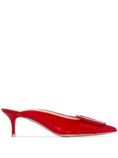 Gianvito Rossi лакированные мюли Ruby 55