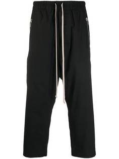Rick Owens укороченные брюки с низким шаговым швом