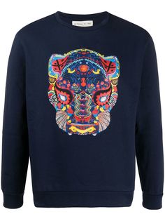 Etro толстовка с круглым вырезом и принтом