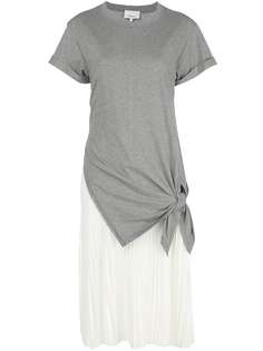 3.1 Phillip Lim SS SIDE TIE DRESS W PLEATING