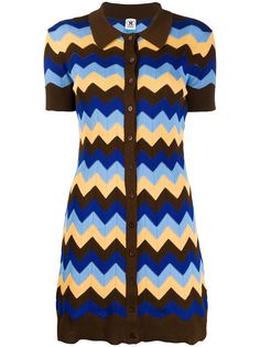 M Missoni рубашка с узором шеврон