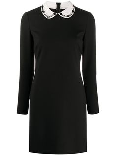 RedValentino платье мини с длинными рукавами