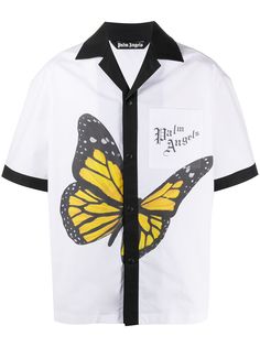 Palm Angels рубашка с принтом