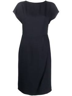 Emporio Armani платье с короткими рукавами и круглым вырезом