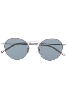 Thom Browne Eyewear солнцезащитные очки TBS118 в круглой оправе