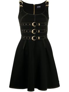 Versace Jeans Couture расклешенное джинсовое платье