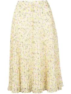 Jason Wu плиссированная юбка с цветочным принтом