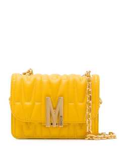 Moschino стеганая сумка на плечо
