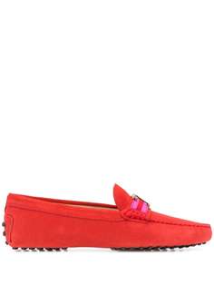 Tods лоферы с бахромой Tod`S