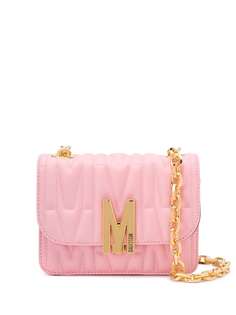 Moschino стеганая сумка на плечо