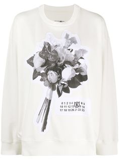 Mm6 Maison Margiela толстовка с нашивкой