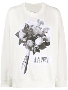 Mm6 Maison Margiela толстовка с нашивкой