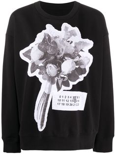 Mm6 Maison Margiela толстовка с нашивкой