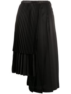 Comme Des Garçons Noir Kei Ninomiya плиссированная юбка асимметричного кроя