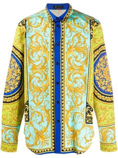 Versace рубашка с принтом Le Pop Classique