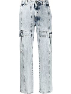 Mm6 Maison Margiela джинсы карго прямого кроя