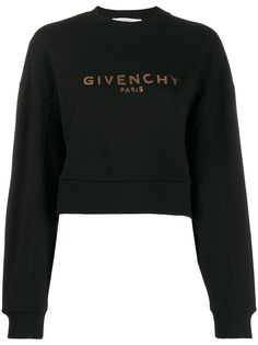 Givenchy укороченная толстовка с логотипом