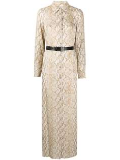 Michael Michael Kors snakeskin print shirt dress