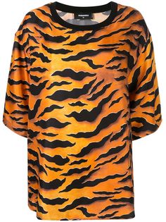 Dsquared2 футболка с принтом Tiger