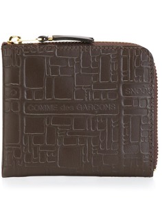 Comme Des Garçons Wallet кошелек с геометрическим узором