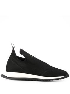 Rick Owens DRKSHDW start-embroidered slip-on trainers