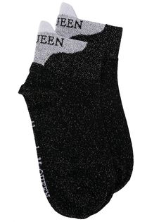Alexander McQueen спортивные носки с логотипом