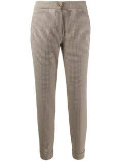 Etro укороченные брюки кроя слим