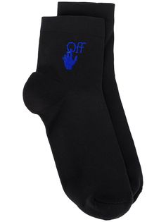 Off-White носки с логотипом