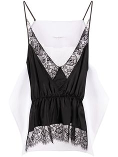 Mm6 Maison Margiela юбка асимметричного кроя с кружевом