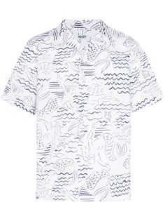 Kenzo Sea print shirt