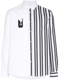 Kenzo Striped mermaid print shirt
