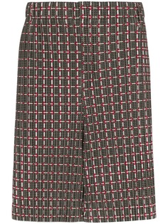 Homme Plissé Issey Miyake printed pleated Bermuda shorts