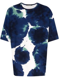 Issey Miyake tie-dye print cotton T-shirt