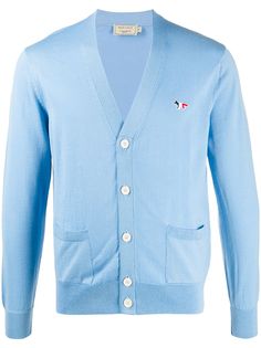 Maison Kitsuné logo cardigan