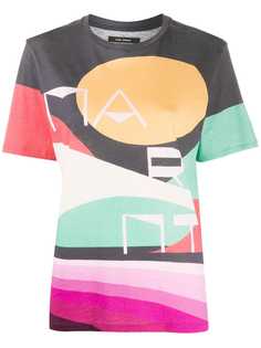 Isabel Marant футболка Zewel с графичным принтом