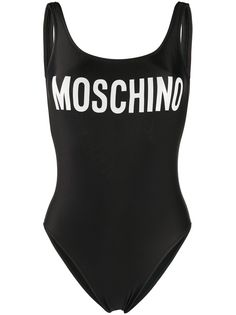 Moschino купальник с логотипом